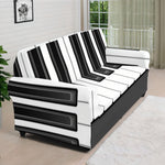 Piano Keyboard Print Sofa Cover