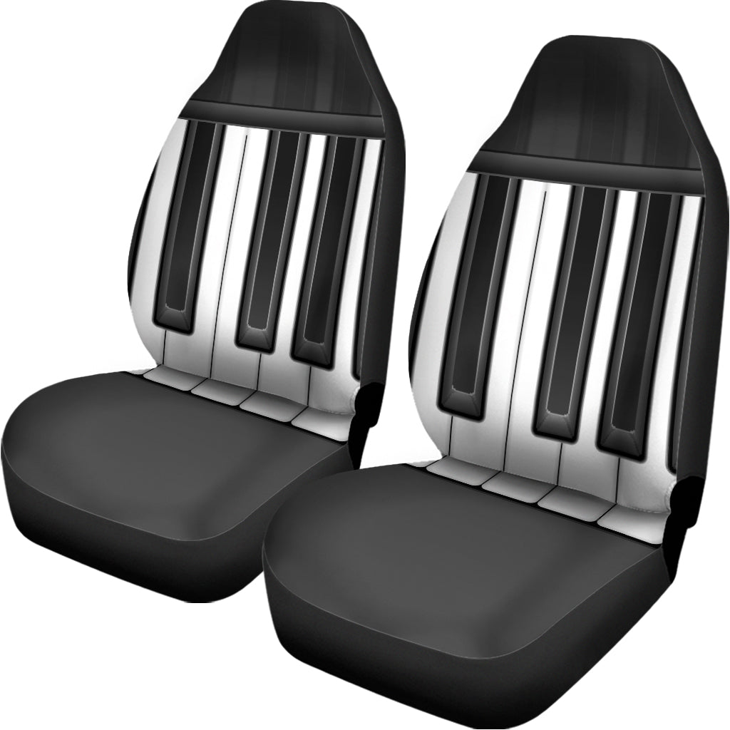 Piano Keyboard Print Universal Fit Car Seat Covers