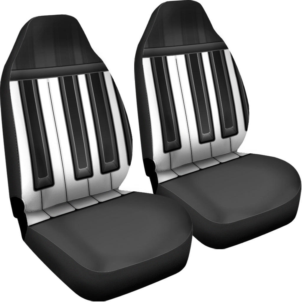 Piano Keyboard Print Universal Fit Car Seat Covers