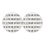 Piano Pattern Print Car Coasters