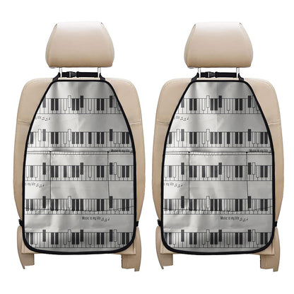 Piano Pattern Print Car Seat Organizers