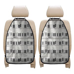 Piano Pattern Print Car Seat Organizers