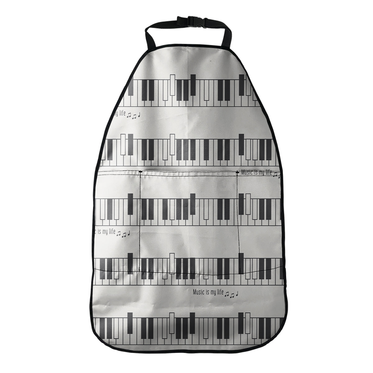 Piano Pattern Print Car Seat Organizers