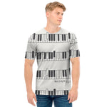 Piano Pattern Print Men's T-Shirt