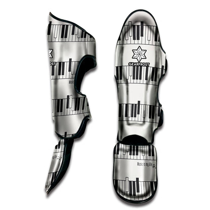 Piano Pattern Print Muay Thai Shin Guard