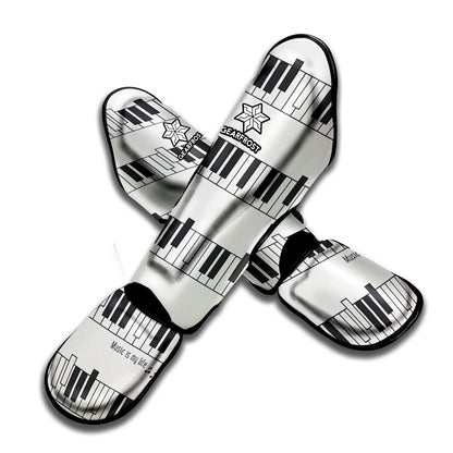 Piano Pattern Print Muay Thai Shin Guard