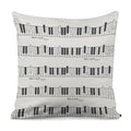 Piano Pattern Print Pillow Cover