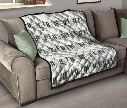 Piano Pattern Print Quilt