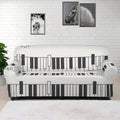 Piano Pattern Print Sofa Cover