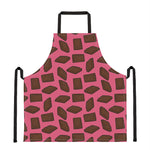 Pieces of Chocolate Pattern Print Apron