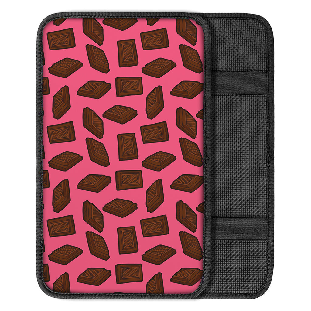Pieces of Chocolate Pattern Print Car Center Console Cover