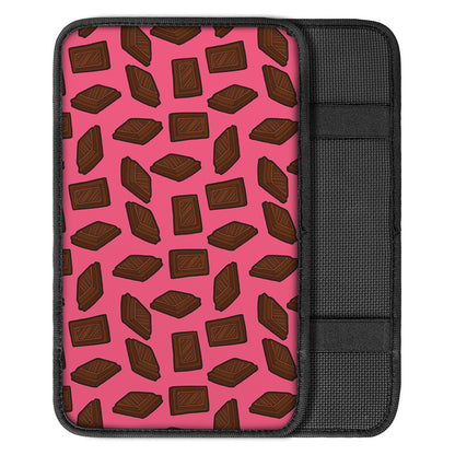 Pieces of Chocolate Pattern Print Car Center Console Cover