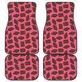 Pieces of Chocolate Pattern Print Front and Back Car Floor Mats