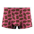 Pieces of Chocolate Pattern Print Men's Boxer Briefs