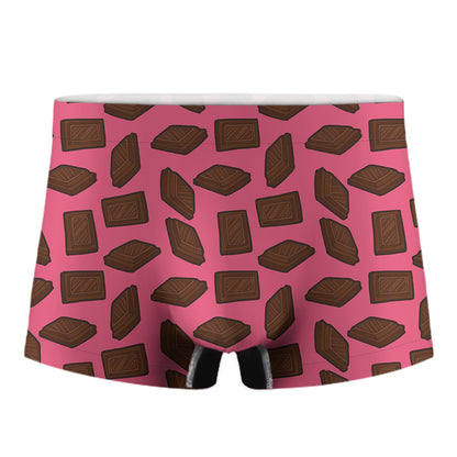 Pieces of Chocolate Pattern Print Men's Boxer Briefs