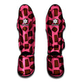 Pieces of Chocolate Pattern Print Muay Thai Shin Guards