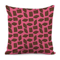 Pieces of Chocolate Pattern Print Pillow Cover
