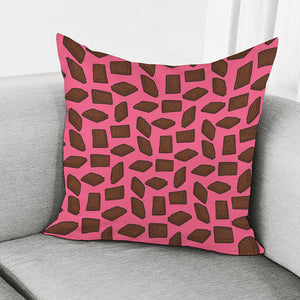 Pieces of Chocolate Pattern Print Pillow Cover