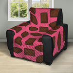 Pieces of Chocolate Pattern Print Recliner Protector