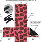 Pieces of Chocolate Pattern Print Recliner Protector