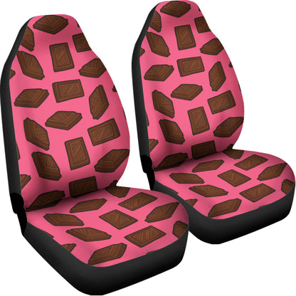 Pieces of Chocolate Pattern Print Universal Fit Car Seat Covers