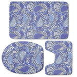 Pigeon Floral Bohemian Pattern Print 3 Piece Bath Mat Set