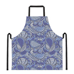 Pigeon Floral Bohemian Pattern Print Apron