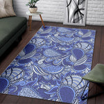 Pigeon Floral Bohemian Pattern Print Area Rug GearFrost
