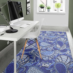 Pigeon Floral Bohemian Pattern Print Area Rug GearFrost