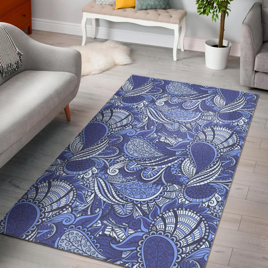 Pigeon Floral Bohemian Pattern Print Area Rug GearFrost