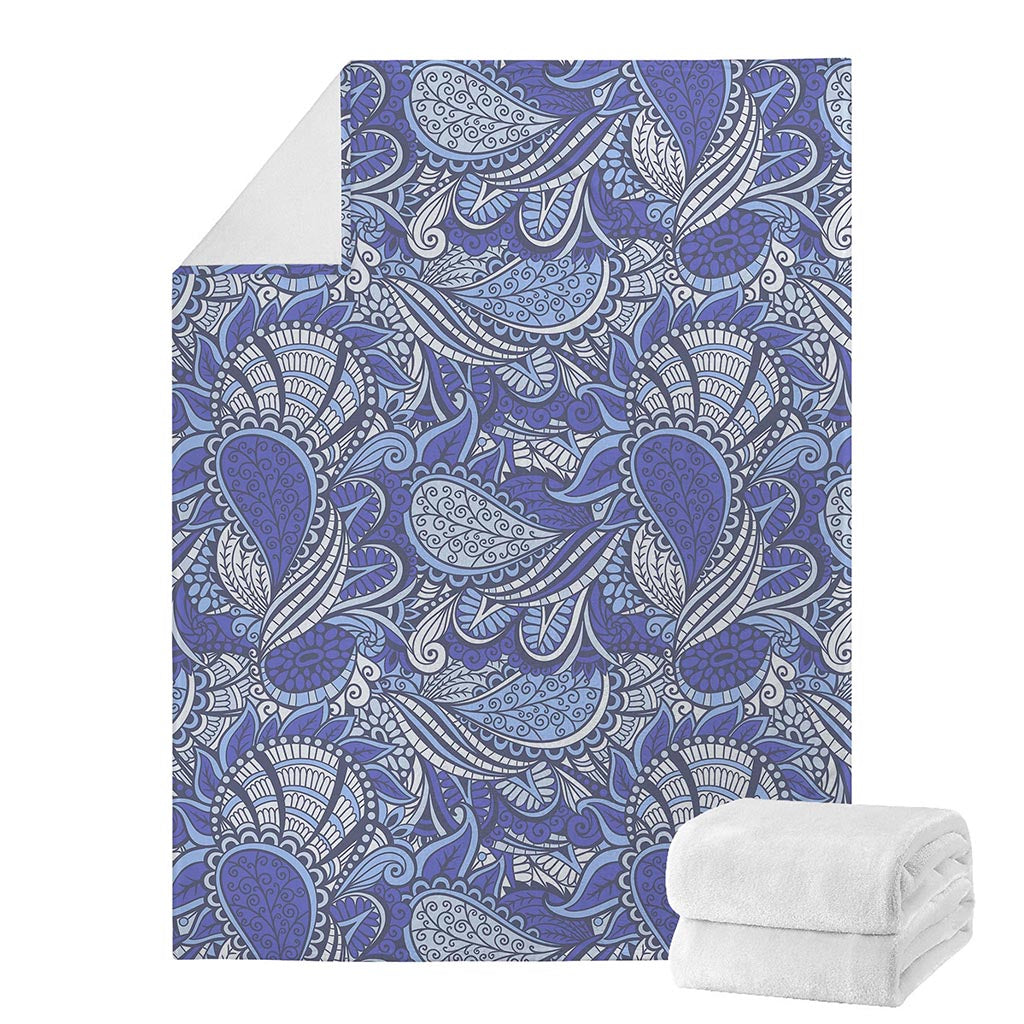 Pigeon Floral Bohemian Pattern Print Blanket