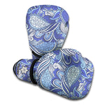 Pigeon Floral Bohemian Pattern Print Boxing Gloves