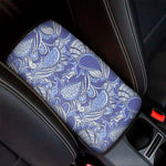 Pigeon Floral Bohemian Pattern Print Car Center Console Cover