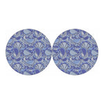 Pigeon Floral Bohemian Pattern Print Car Coasters