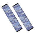 Pigeon Floral Bohemian Pattern Print Car Seat Belt Covers