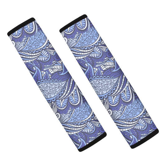 Pigeon Floral Bohemian Pattern Print Car Seat Belt Covers