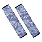 Pigeon Floral Bohemian Pattern Print Car Seat Belt Covers