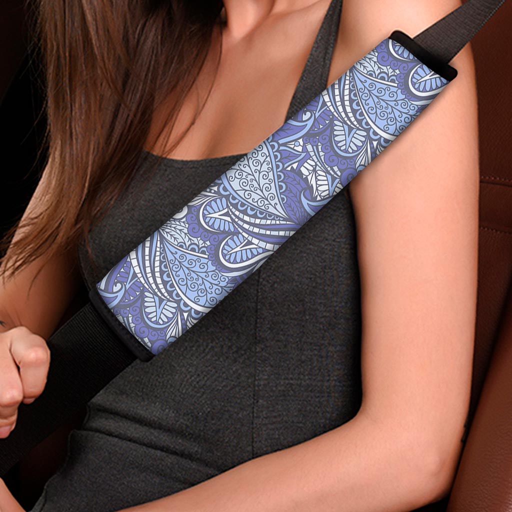 Pigeon Floral Bohemian Pattern Print Car Seat Belt Covers