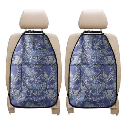 Pigeon Floral Bohemian Pattern Print Car Seat Organizers