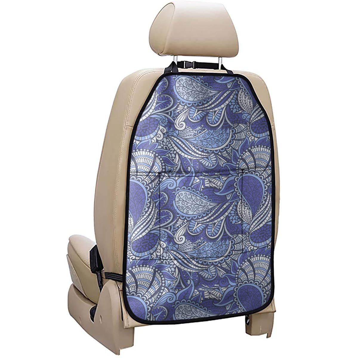 Pigeon Floral Bohemian Pattern Print Car Seat Organizers