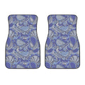 Pigeon Floral Bohemian Pattern Print Front Car Floor Mats