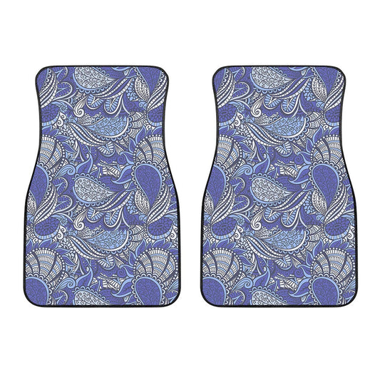 Pigeon Floral Bohemian Pattern Print Front Car Floor Mats