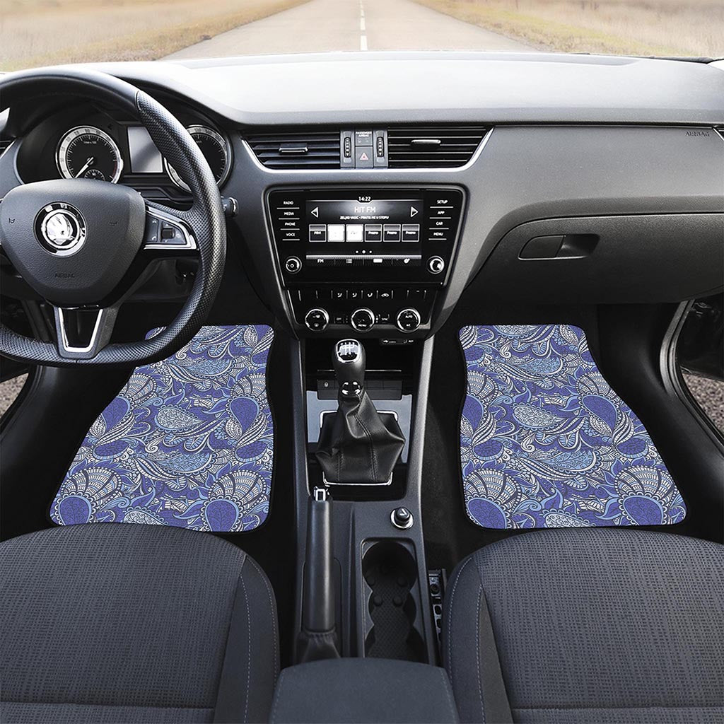 Pigeon Floral Bohemian Pattern Print Front Car Floor Mats