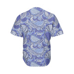 Pigeon Floral Bohemian Pattern Print Men's Baseball Jersey