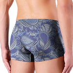 Pigeon Floral Bohemian Pattern Print Men's Boxer Briefs