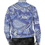 Pigeon Floral Bohemian Pattern Print Men's Crewneck Sweatshirt GearFrost