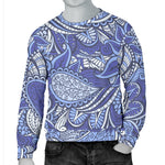 Pigeon Floral Bohemian Pattern Print Men's Crewneck Sweatshirt GearFrost