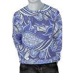 Pigeon Floral Bohemian Pattern Print Men's Crewneck Sweatshirt GearFrost