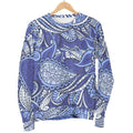 Pigeon Floral Bohemian Pattern Print Men's Crewneck Sweatshirt