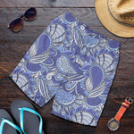 Pigeon Floral Bohemian Pattern Print Men's Shorts